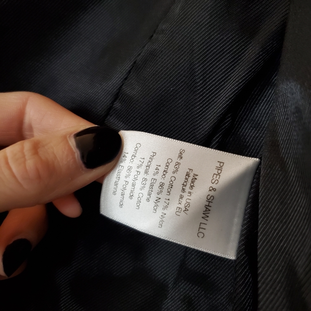 Veronica Beard Metallic Pinstripe Moto Jacket - Size 2 - Picture 16 of 16